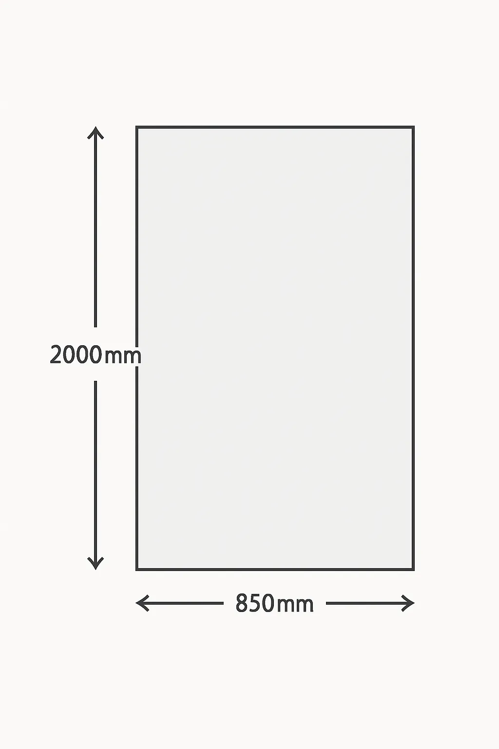 ロールアップバナーサイズ表