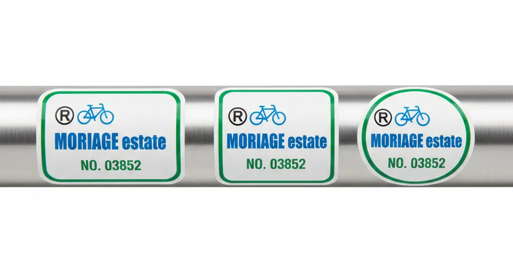 駐輪ステッカーのデザイン例